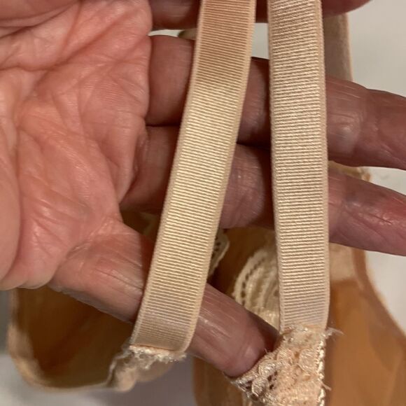 Rhonda Shear size XL pink bralette/bra style 671. EUC - Picture 9 of 9